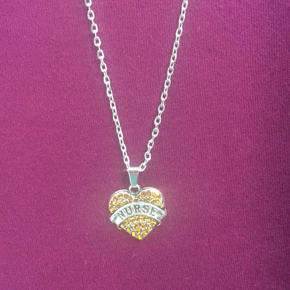 New Nurse Heart Necklace.